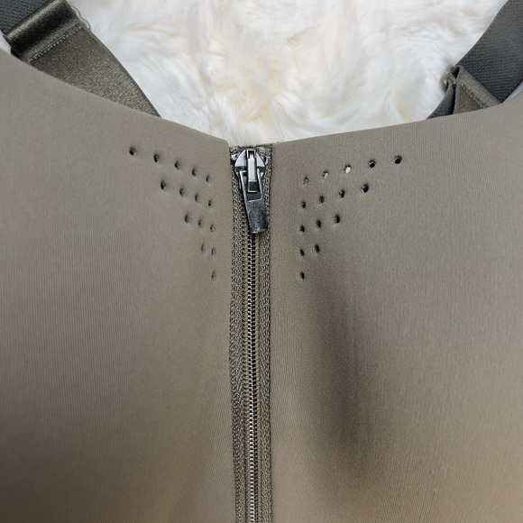 Victoria's Secret Dark Olive Green Featherweight Max Sports Front Close Bra 38C - Picture 4 of 6